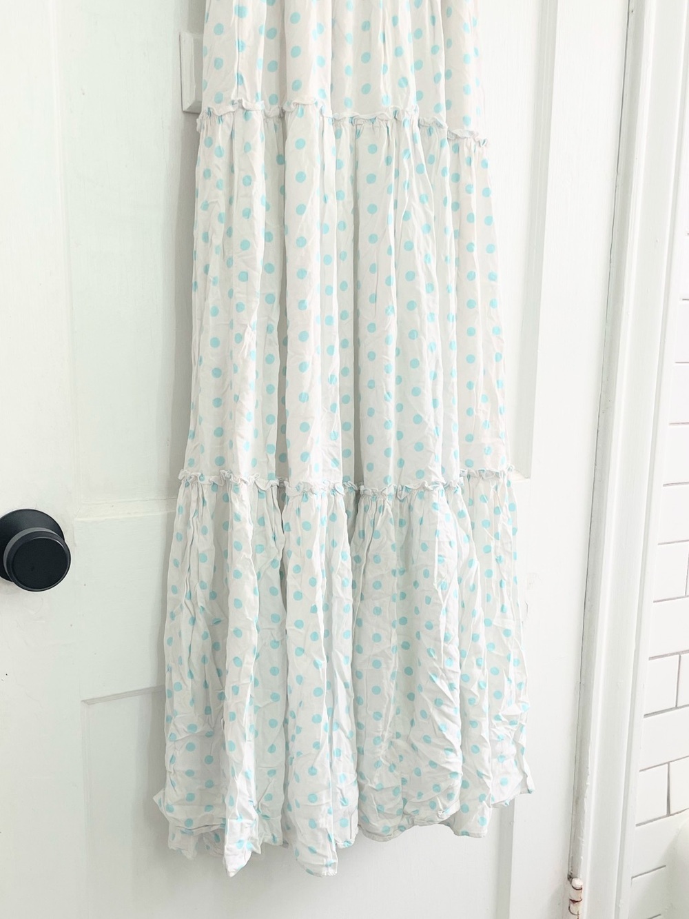 Araminta James Positano Tiered Polka Dot Maxi Dress S - Picture 12 of 13